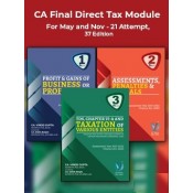 CA. Vinod Gupta's Direct Taxes Modules for CA Final May 2021 Exams (DT 5 Volumes for Old & New Course) | Excluding Summary Module 